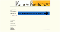 Desktop Screenshot of kulturbahnhof-biesenthal.de